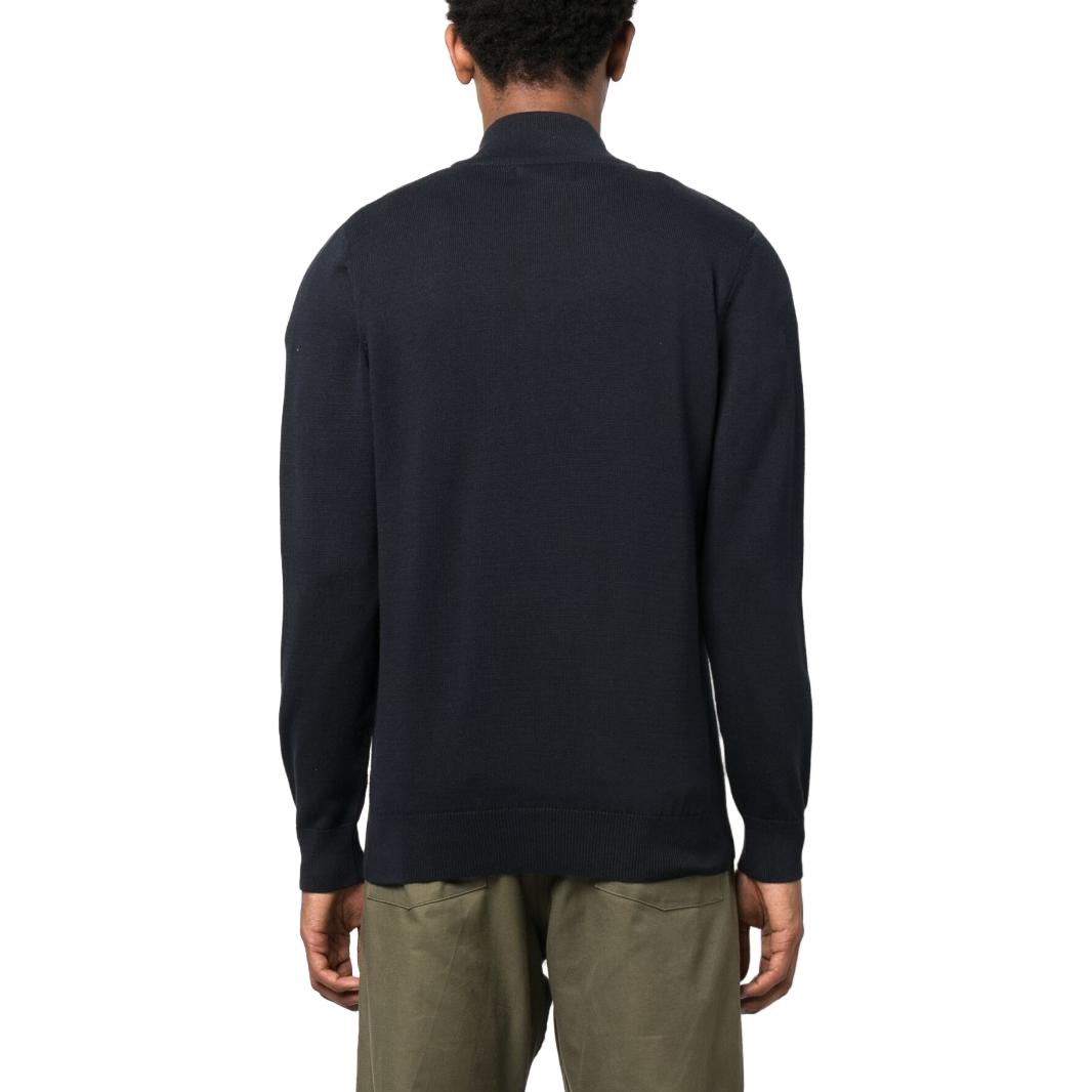 Barbour SS23 Navy Blue Pullover Mock Neck Long Sleeve Sweatshirt MKN1074NY91 圖 4