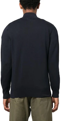 바버 SS23 네이비 블루 목넥 긴팔 풀오버 스웻셔츠 MKN1074NY91 Shop 바버 SS23 네이비 블루 목넥 긴팔 풀오버 스웻셔츠 MKN1074NY91