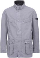 Barbour SS23 Purple Solid Logo Patch Jacket MCA0667MCAGY51 Barbour SS23 Purple Solid Logo Patch Jacket MCA0667MCAGY51