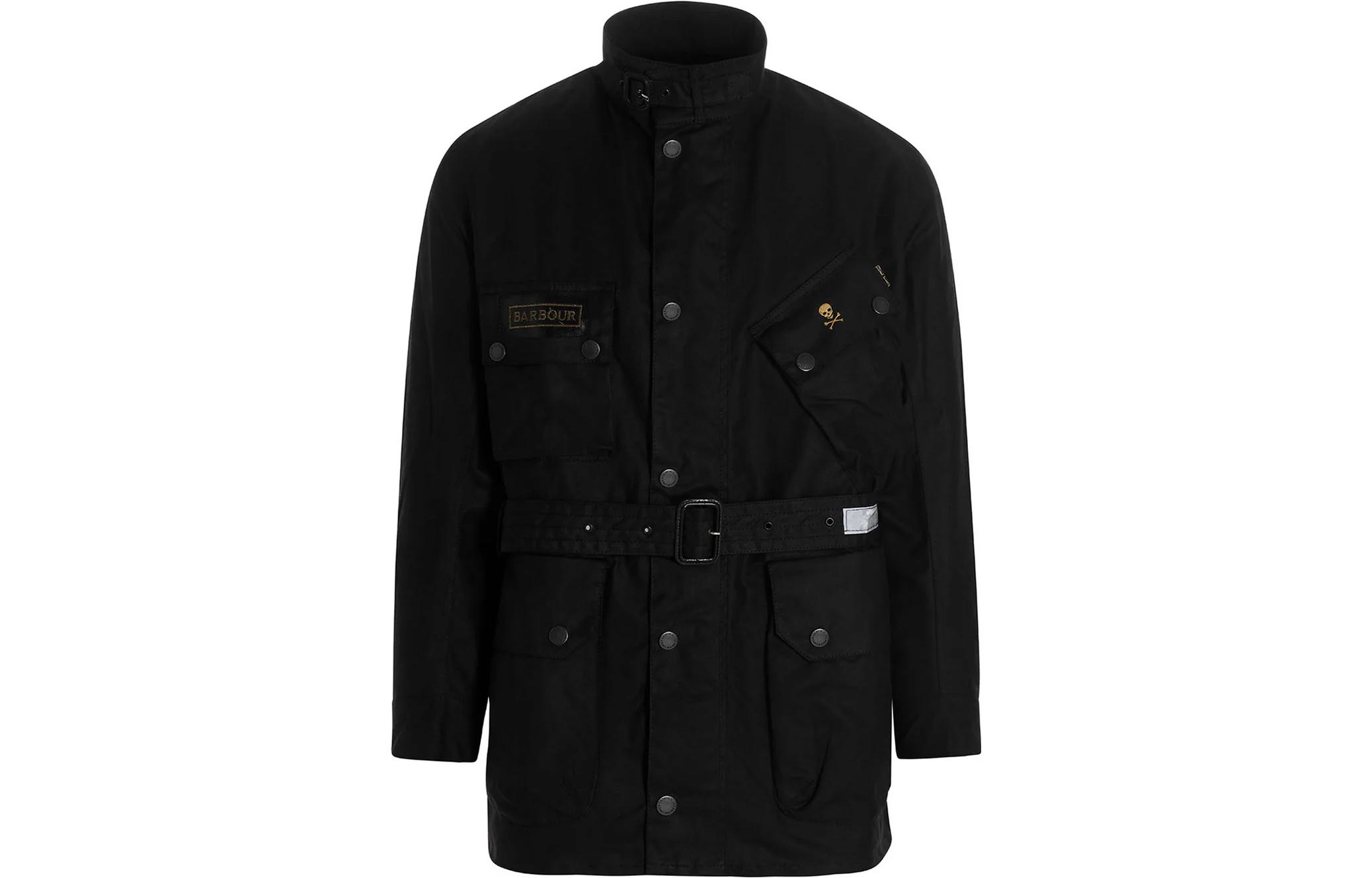 BARBOUR SS23 Skull Logo Jacket  Black MWX1994BK11