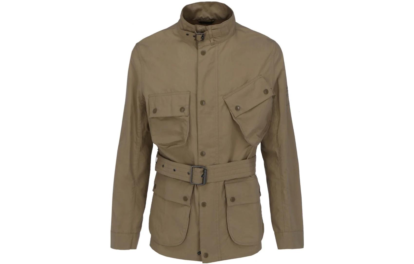 Barbour SS23 Solid Button-Up Casual Long Sleeve Jacket Men’s Linen Color MCA0819BE31