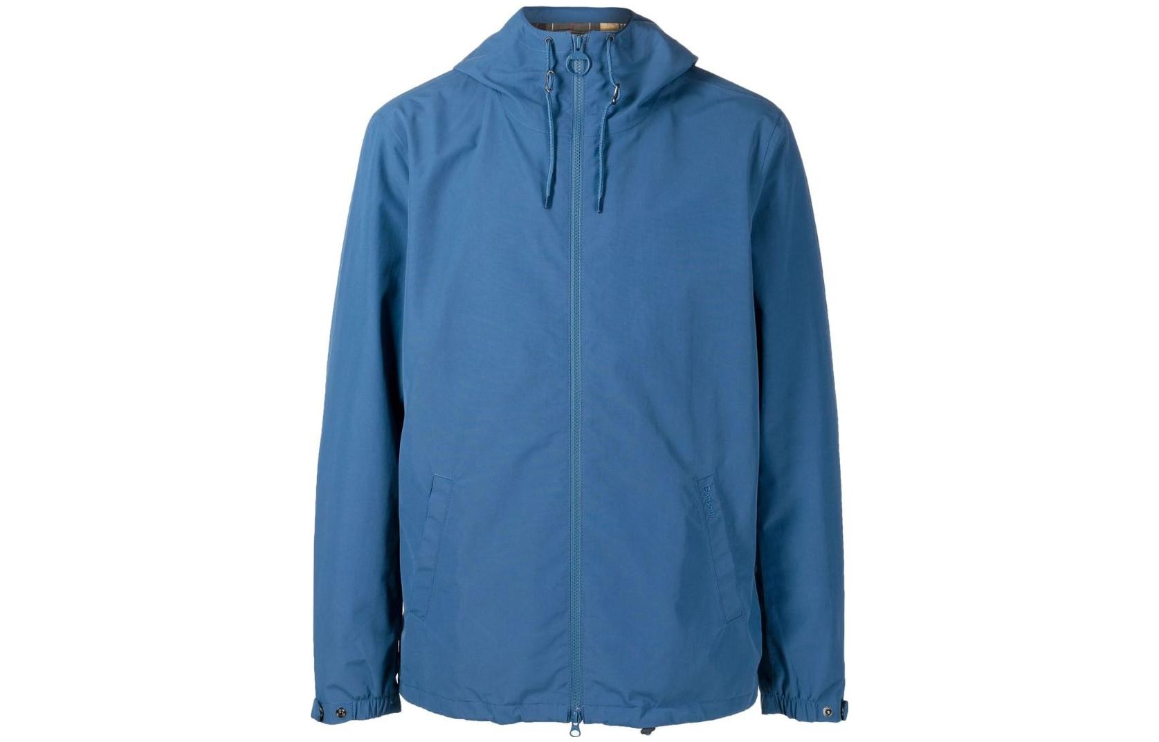 Barbour SS23 Solid Casual Long-Sleeve Jacket Blue MWB0877BL55LOCH