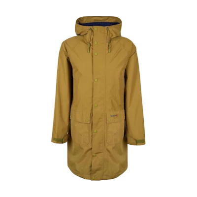 Barbour SS23 Solid Color Mid-Length Hooded Jacket Men’s Brown Green MWB0996GN61-NG