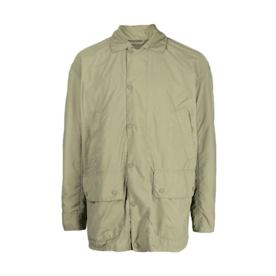 Barbour SS23 Solid Color Single-Breasted Jacket Green MCA0876OL31