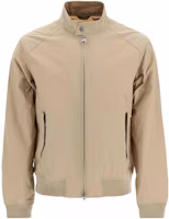 Barbour SS23 Solid Color Stand Collar Jacket Men’s Khaki MCA0427BE31 Barbour SS23 Solid Color Stand Collar Jacket Men’s Khaki MCA0427BE31