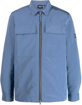Barbour Jaket Pria Patch Logo SS23 Berwarna Biru dengan Resleting MOS0289BU57 Buy Barbour Jaket Pria Patch Logo SS23 Berwarna Biru dengan Resleting MOS0289BU57