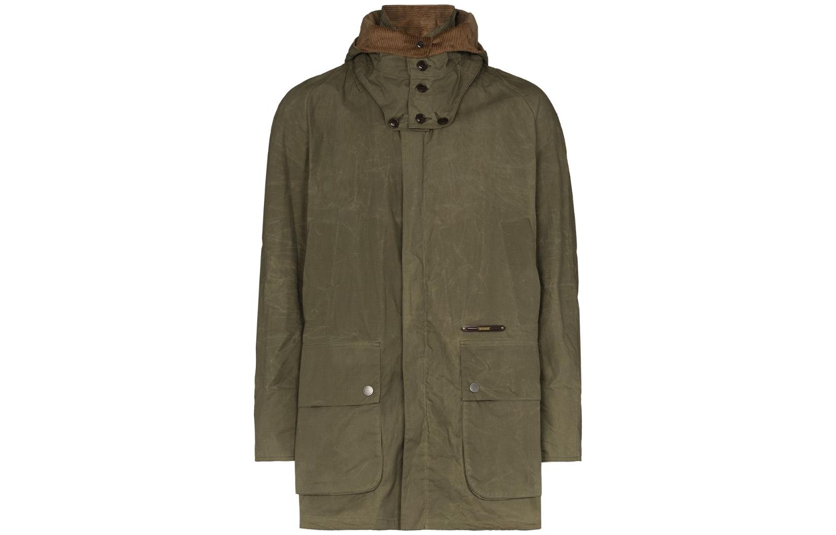 Barbour SS23 Solid Olive Green Casual Jacket MCA0743GN31DUSKY