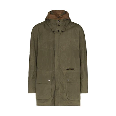 Barbour SS23 Solid Olive Green Casual Jacket MCA0743GN31DUSKY