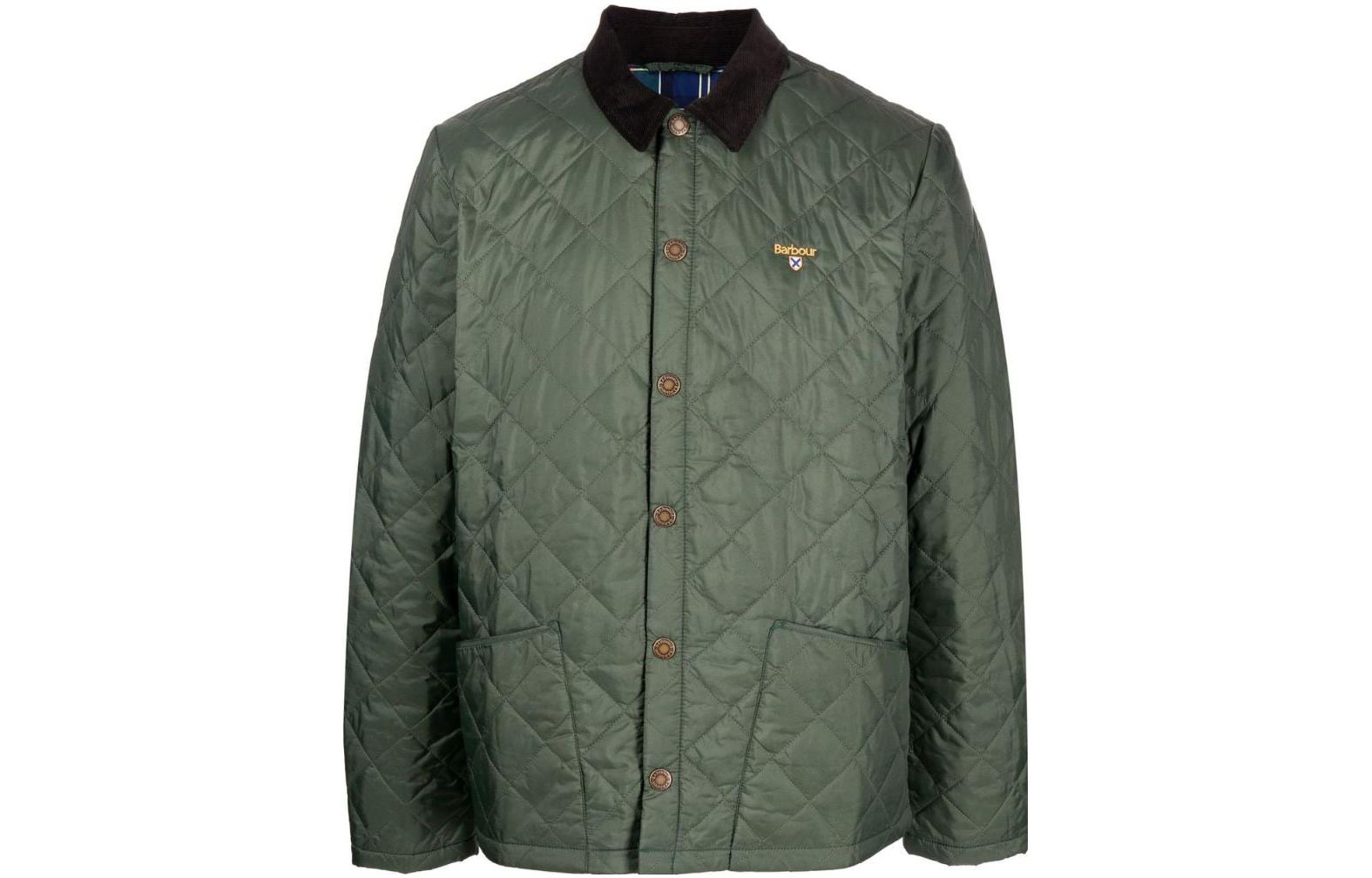 Barbour SS23 Solid Quilted Long-Sleeve Jacket Brown MQU1512MQU