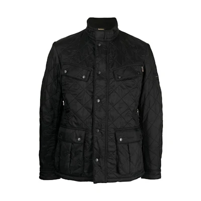 Barbour SS23 Solid Quilted Single-Breasted Jacket - Black MQU0365BK91