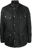 Barbour SS23 Solid Waxed Button-Up Jacket Green MWX1468SG71 Barbour SS23 Solid Waxed Button-Up Jacket Green MWX1468SG71