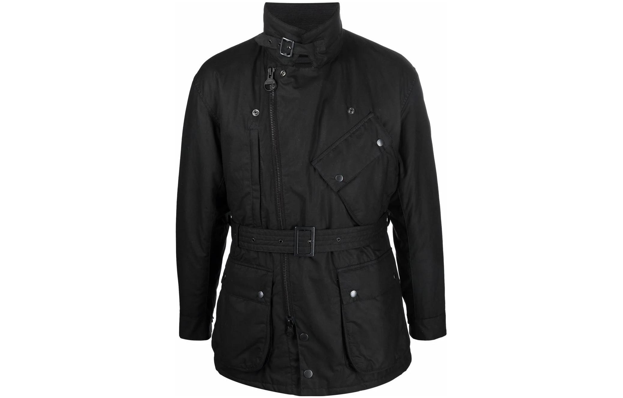 Barbour SS23 Waxed Casual Jacket Black 212MWX1860BK71