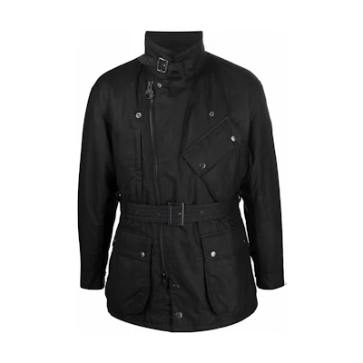 Barbour SS23 Waxed Casual Jacket Black 212MWX1860BK71