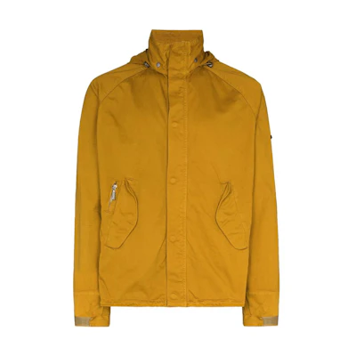 Barbour SS23 Yellow Casual Zip-Up Long-Sleeve Jacket MCA0729YE31