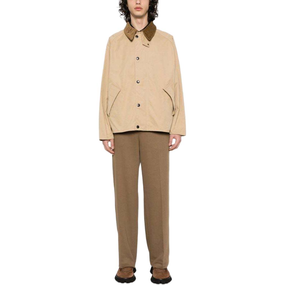 Lookbook 巴伯 SS24 卡其色轻便休闲无蜡夹克. MCA0931-ST51