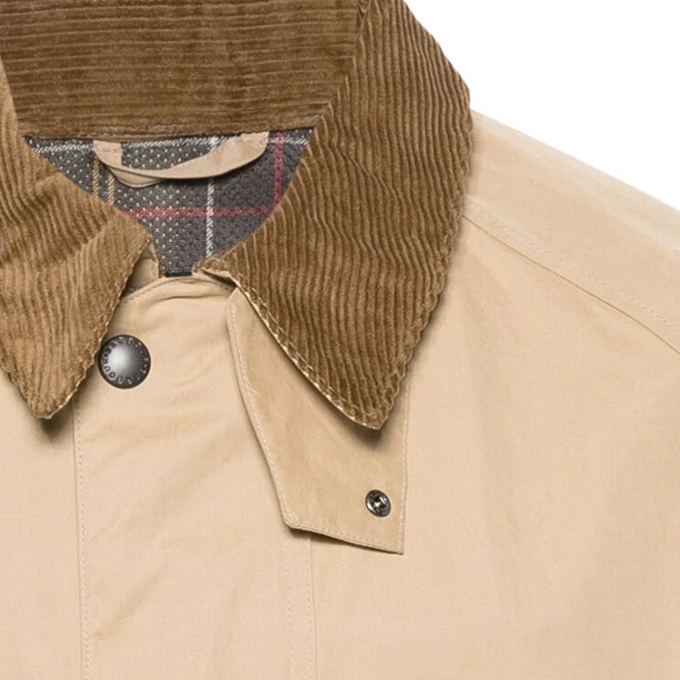 Sizing 巴伯 SS24 卡其色轻便休闲无蜡夹克. MCA0931-ST51