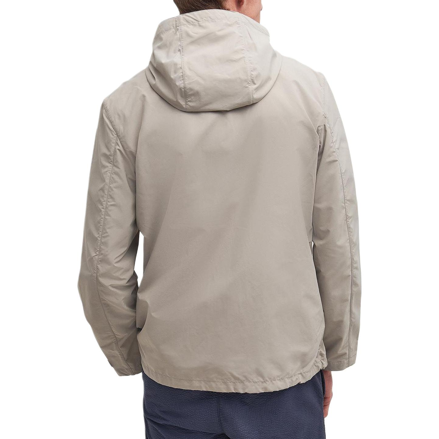 Purchase 巴伯 SS24 混凝土徽标刺绣连帽夹克。 MSP0103ST11