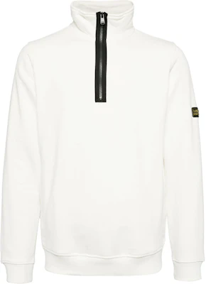 Barbour SS24 Logo Appliqué Half-Zip High-Neck Oversized Sweatshirt White Men MOL0648 Buy Barbour SS24 Logo Appliqué Half-Zip High-Neck Oversized Sweatshirt White Men MOL0648
