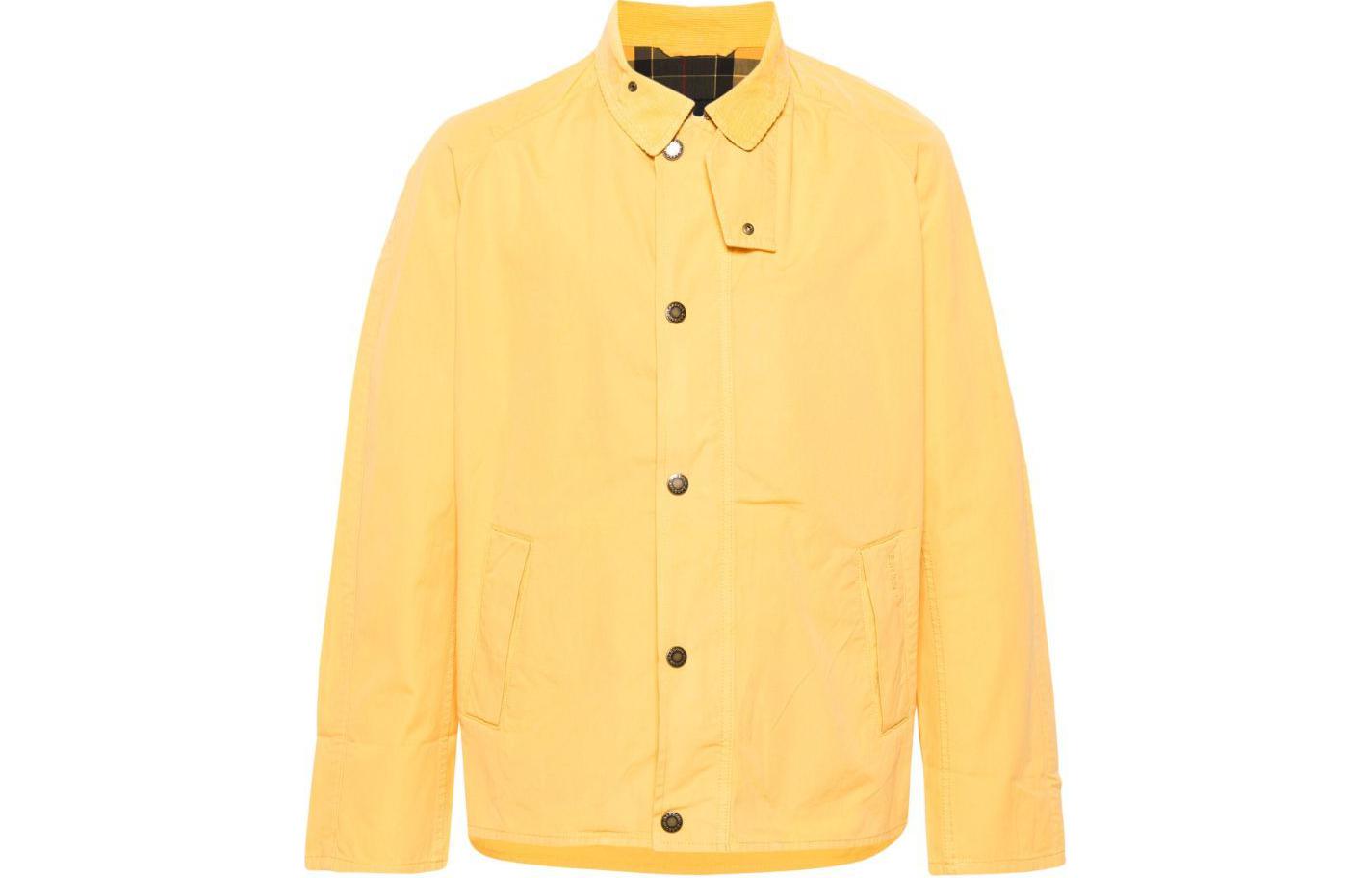 Barbour SS24 Mustard Oil Wax Casual Loose Fit Long Sleeve Jacket MCA0978YE31