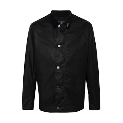 Barbour SS24 Solid Color Collared Long Sleeve Jacket Midnight Blue () MWX2293