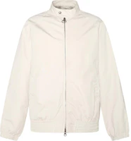 Barbour SS24 Solid Zip Casual Jacket in Off-White MCA0996ST17 Barbour SS24 Solid Zip Casual Jacket in Off-White MCA0996ST17
