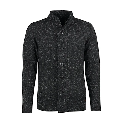 Barbour Tisbury Zip Up Jumper Solid Black Fitted Jacket MKN1341BK31