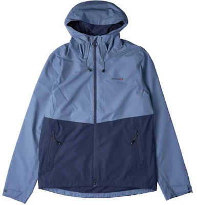 Barbour Jaket Hoodie Two-Tone Navy Blue dengan Resleting Depan MWB1027NY39 Buy Barbour Jaket Hoodie Two-Tone Navy Blue dengan Resleting Depan MWB1027NY39