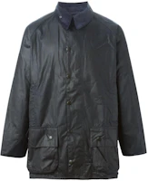 Barbour Waxed Jacket Navy Single-Breasted Solid Color MWX0017NY91 Barbour Waxed Jacket Navy Single-Breasted Solid Color MWX0017NY91