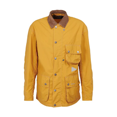 Barbour and wander Colorblock Asymmetric Pocket Jacket - Gold MCA0862OL51