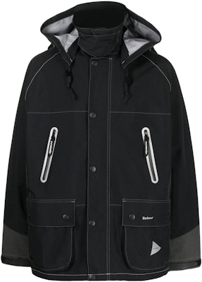 BARBOUR x And Wander FW22 Jaket Kalis Air Bernafas Logo Hitam. 8559541BK11 Buy BARBOUR x And Wander FW22 Jaket Kalis Air Bernafas Logo Hitam. 8559541BK11