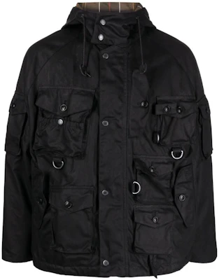 Barbour x Baracuta Harvard Jaket FW23 Hitam Solid Workwear Jaket Resleting MWX2219BK11 Buy Barbour x Baracuta Harvard Jaket FW23 Hitam Solid Workwear Jaket Resleting MWX2219BK11