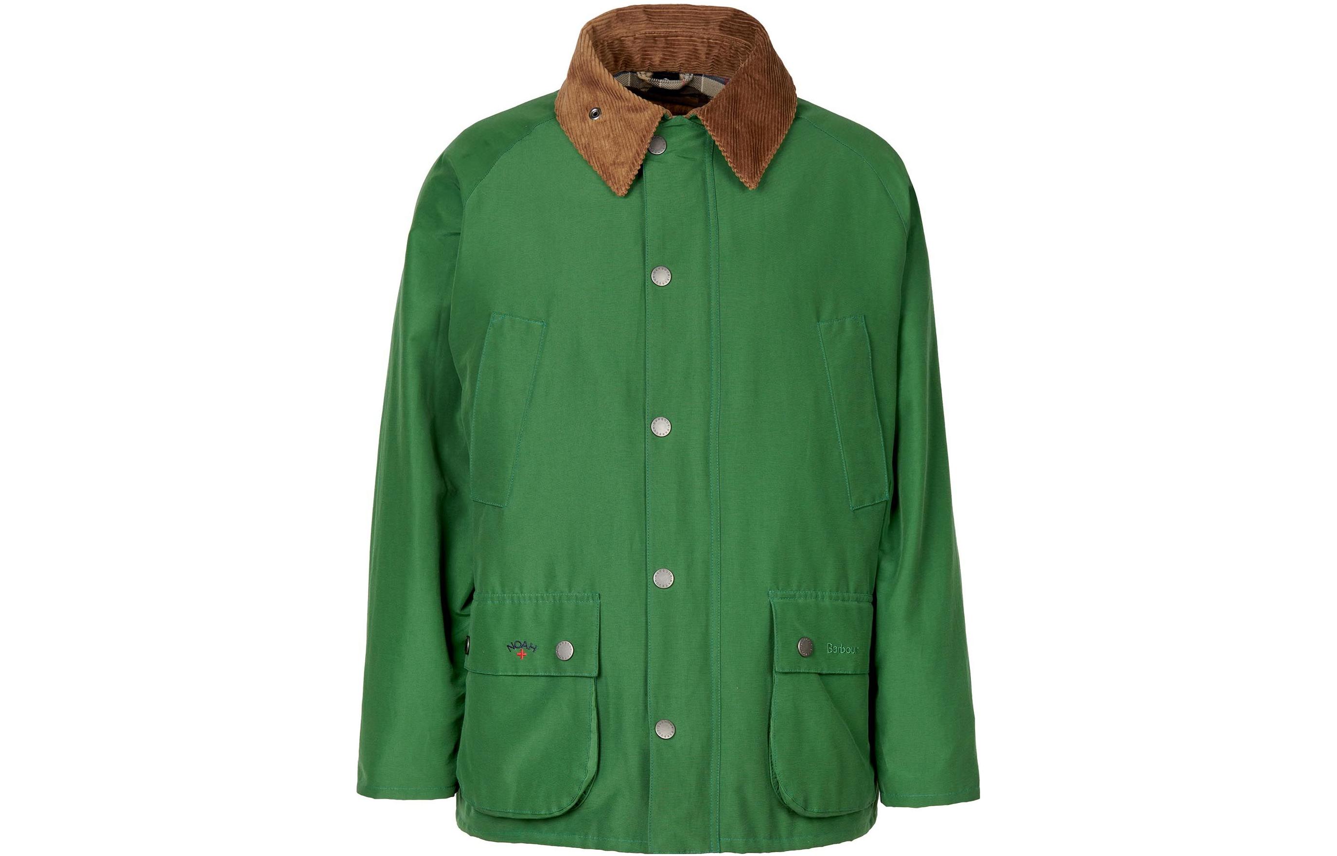 Barbour Noah FW22 Colorblock Casual Jacket Green Unisex MCA0895GN51