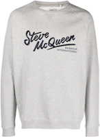 Barbour x Steve McQueen Holts Grey Crewneck Sweatshirt Collaboration MOL0548 Barbour x Steve McQueen Holts Grey Crewneck Sweatshirt Collaboration MOL0548