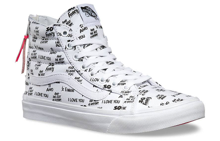 Vans Baron Von Fancy SK8-Hi Slim 'White Black' 圖 3