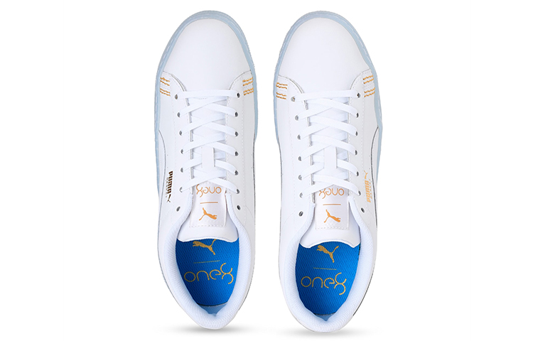 Lookbook x Puma Basket Classic one8 运动鞋 白色/蓝色 368202-01