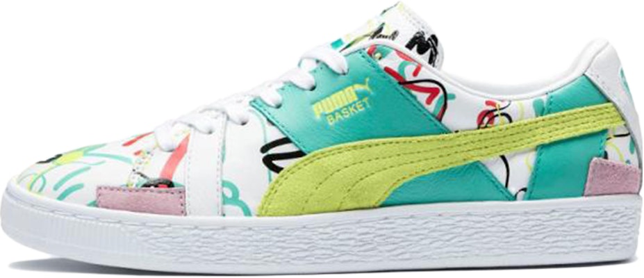 Puma Shantell Martin x Basket Graphic 'White Green Yellow' 366531-01 Buy Puma Shantell Martin x Basket Graphic 'White Green Yellow' 366531-01