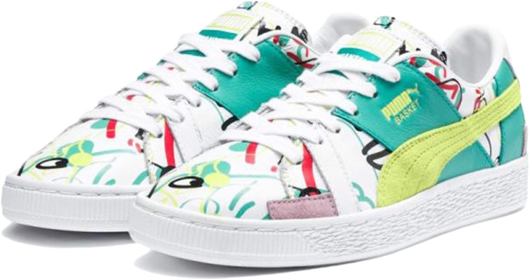 Puma Shantell Martin x Basket Grafis 'Putih Hijau Kuning' 366531-01 Lookbook Puma Shantell Martin x Basket Grafis 'Putih Hijau Kuning' 366531-01