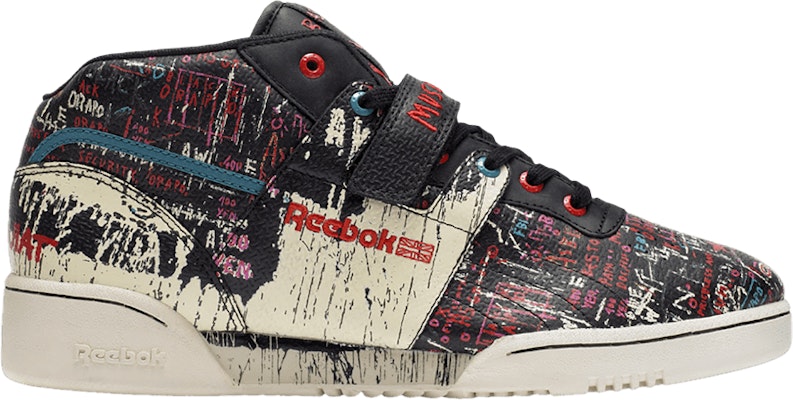 Basquiat x Reebok Workout Mid Strap INT 'Black Multi-Color' V48185 Buy Basquiat x Reebok Workout Mid Strap INT 'Black Multi-Color' V48185