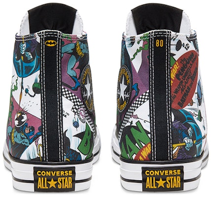 Batman x Converse Chuck Taylor All Star High '80th Anniversary - Edisi 190' 167303C Shop Batman x Converse Chuck Taylor All Star High '80th Anniversary - Edisi 190' 167303C
