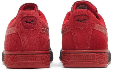 (Kanak-Kanak) Batman x Puma Suede Classic 'Hitam Barbados Cherry' 383086-01 Details for (Kanak-Kanak) Batman x Puma Suede Classic 'Hitam Barbados Cherry' 383086-01
