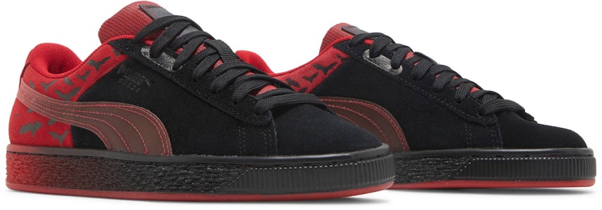 (Kanak-Kanak) Batman x Puma Suede Classic 'Hitam Barbados Cherry' 383086-01 Cheap (Kanak-Kanak) Batman x Puma Suede Classic 'Hitam Barbados Cherry' 383086-01