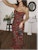 Bazalesas Spaghetti Strap Beach Dress Party Rose