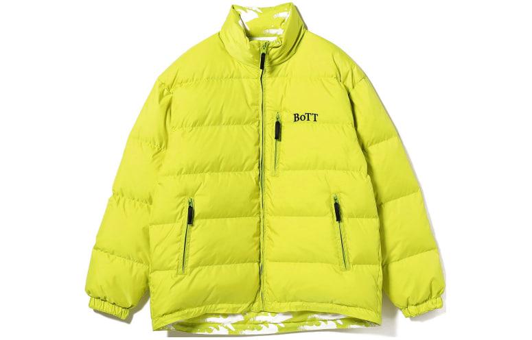 Beams Acid Lime Reversible Printed Zip-Up Jacket Long Sleeve 75-18-0062-142