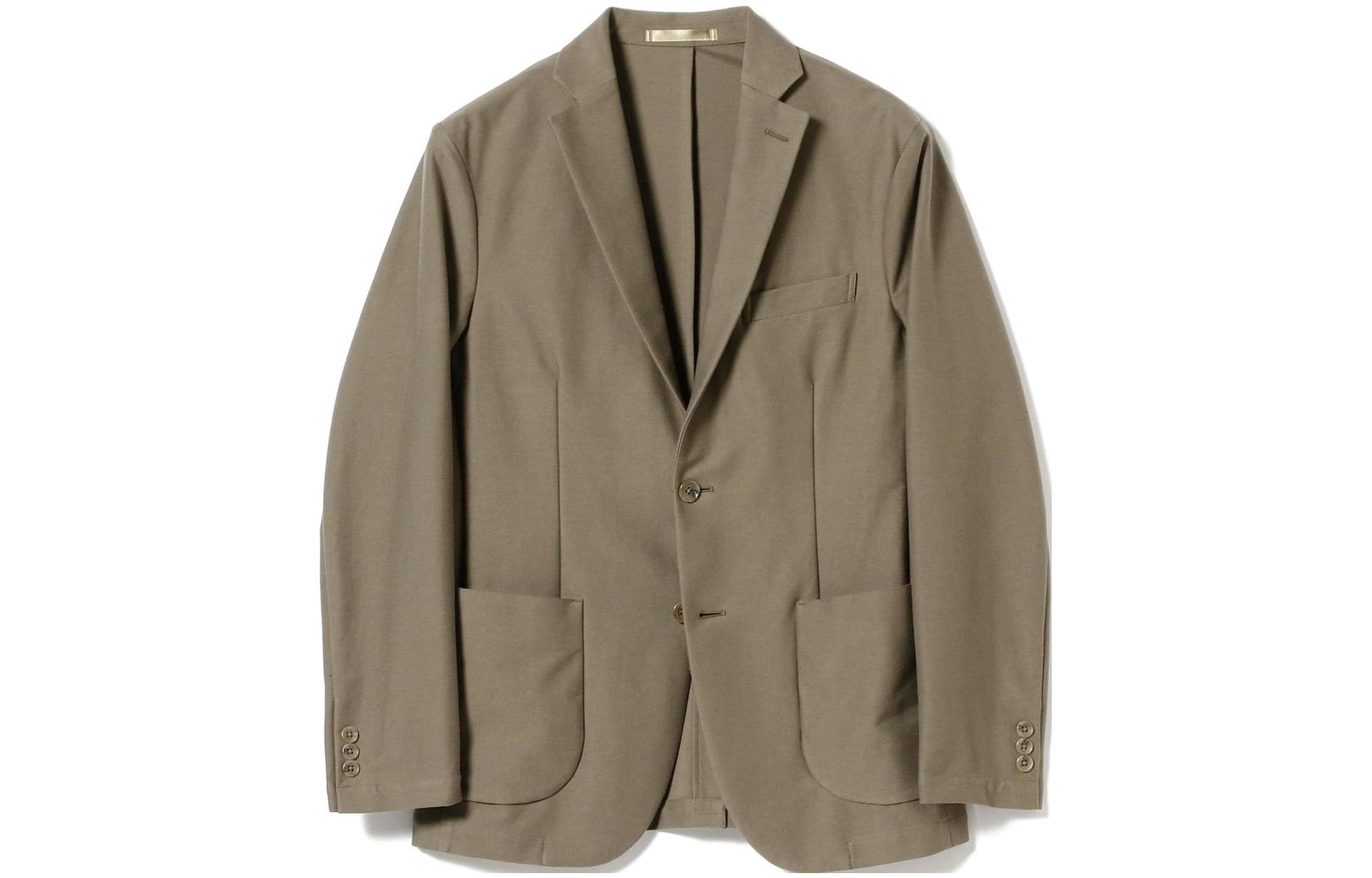 Beams B:MING by Beams Solid Single-Breasted Casual Jacket 91-16-0246-803