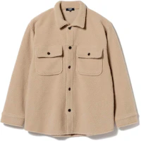 Beams Beige Solid Color Loose-Fit Long-Sleeve Jacket 4213049980320 Beams Beige Solid Color Loose-Fit Long-Sleeve Jacket 4213049980320
