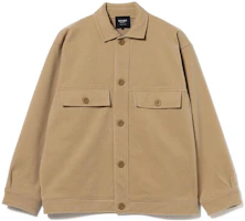 Beams Beige Solid Color Single-Breasted Long Sleeve Jacket 4213049713820 Beams Beige Solid Color Single-Breasted Long Sleeve Jacket 4213049713820