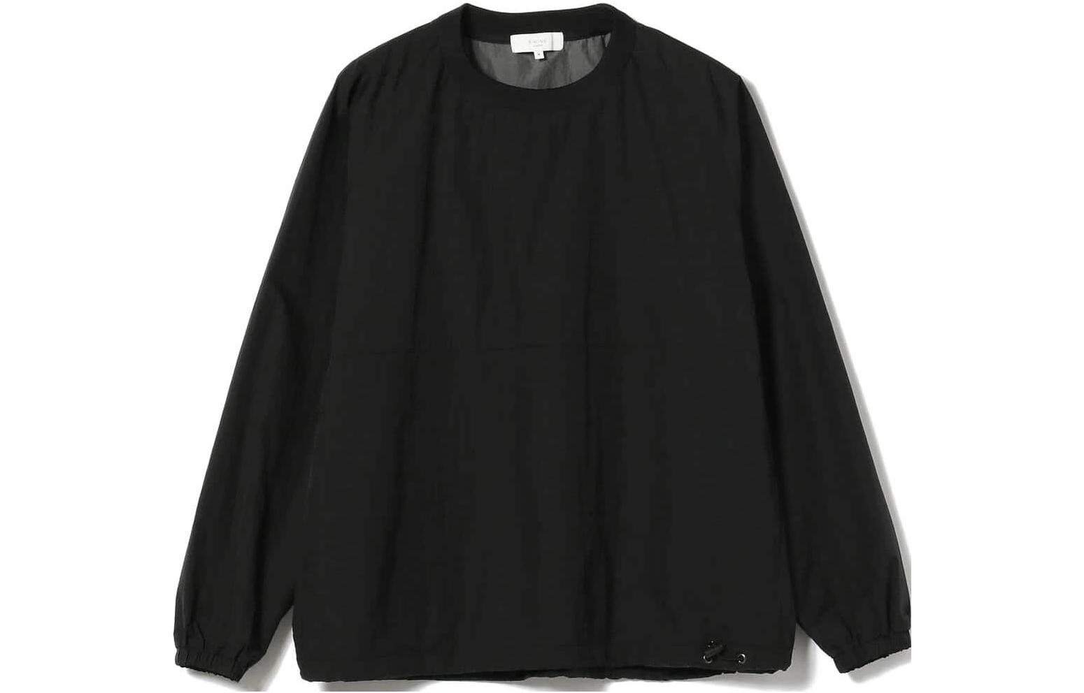 Beams Black Crewneck Pullover Casual Long Sleeve Sweatshirt 9211036828619