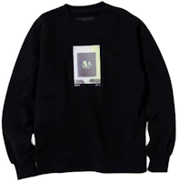 Beams Black Crewneck Pullover Letter Print Long Sleeve Sweatshirt 7513056814619 Beams Black Crewneck Pullover Letter Print Long Sleeve Sweatshirt 7513056814619