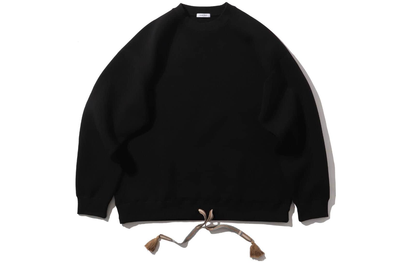 Beams Black Crewneck Pullover Sweatshirt Long Sleeve Casual 5113030701219