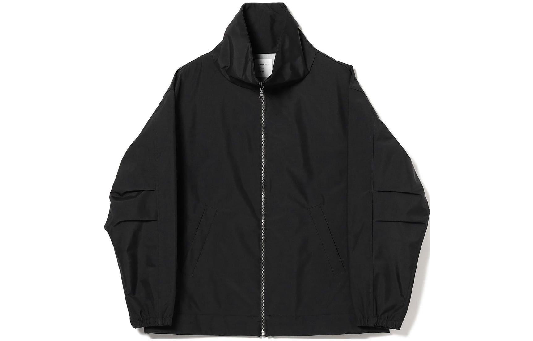 Beams Black High-Neck Zip-Up Jacket 23-18-0116-262